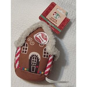 Woof and Whiskers dog squeaky play toy new with tag